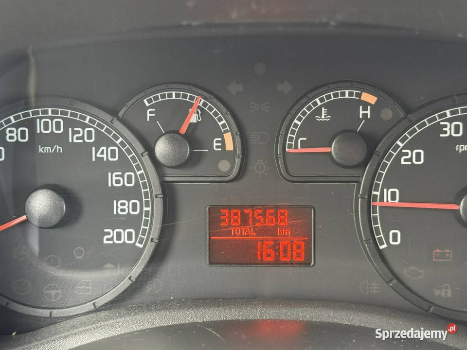 Fiat Doblo 13 16V 75 2009r 387 MAXI dolnośląskie Wrocław