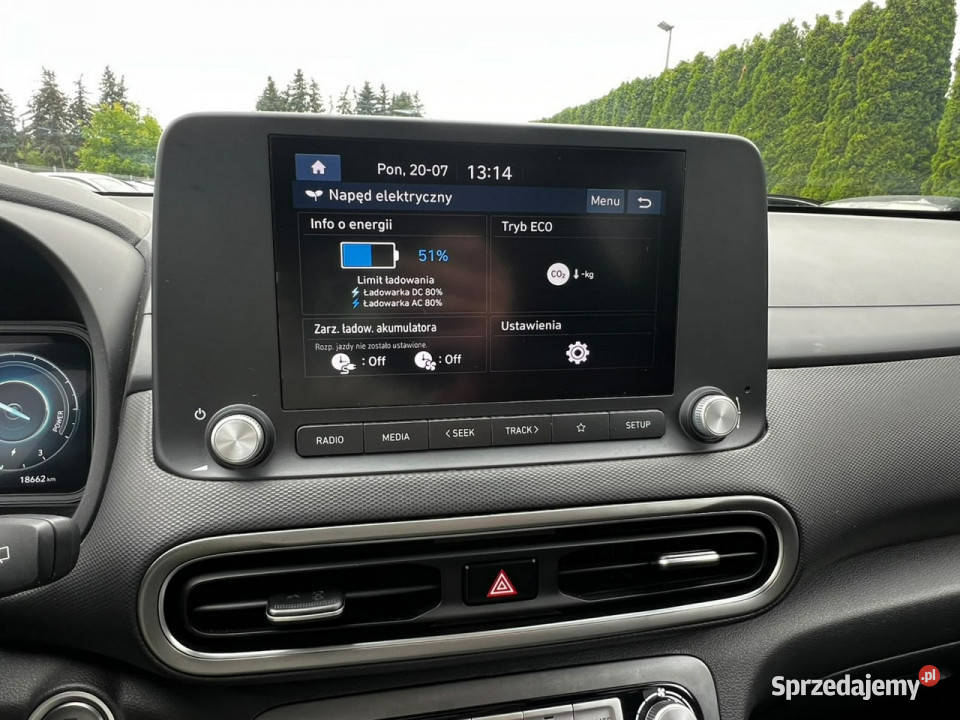 Hyundai Kona Niski przebieg Zarejestrowany II Baranowo sprzedam