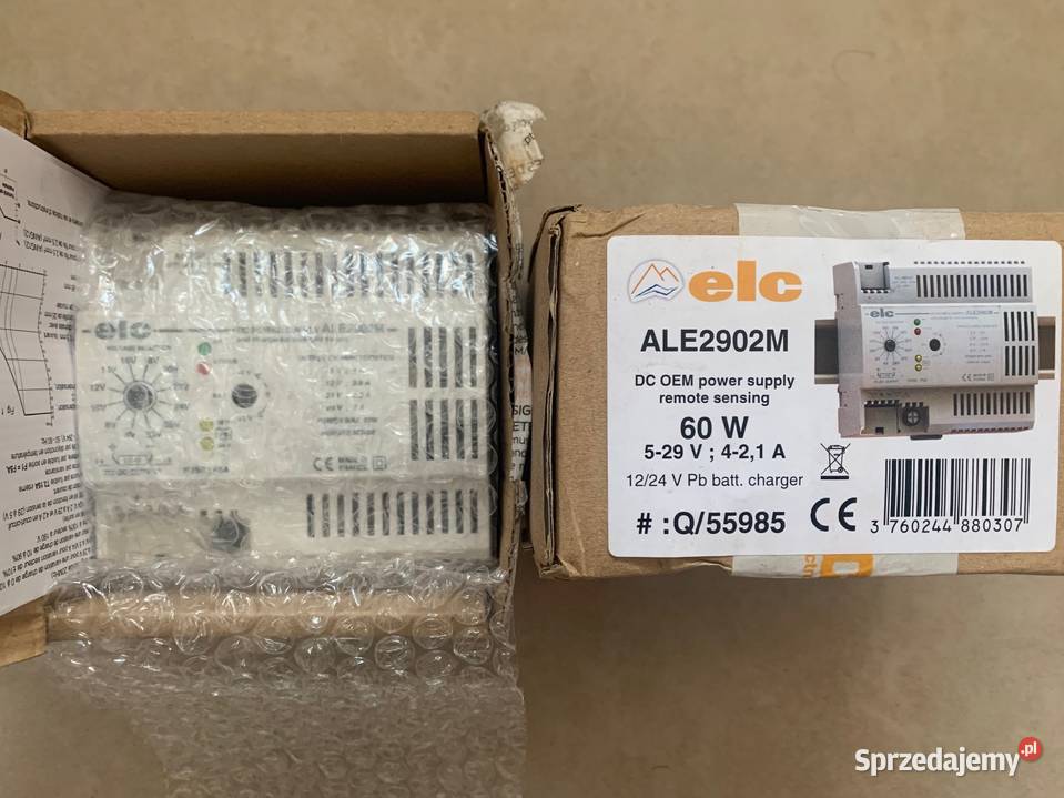 Zasilacz ALE2902 Power Supply 5 29VDc 60W