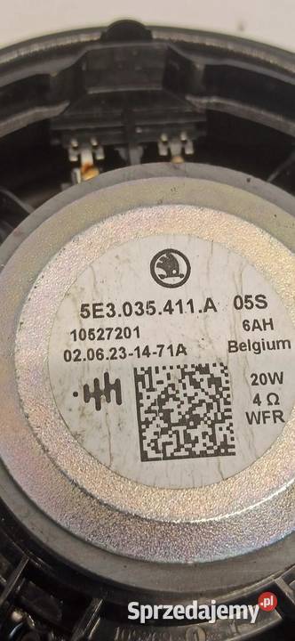 SKODA ENYAQ GŁOŚNIK DRZWI PRZÓD TYŁ 5E3035411A