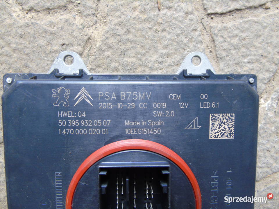 DS4 DS7 Moduł Sterownik Świateł 503959320507 Radziszów sprzedam