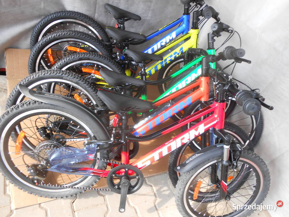 Rowerek Storm ALUMINIOWY 20 amortyzator Jordanowo