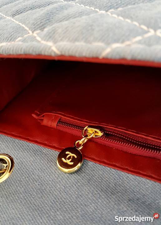JEANSOWA TOREBKA CHANEL PIKOWANA CHANELKA Bydgoszcz