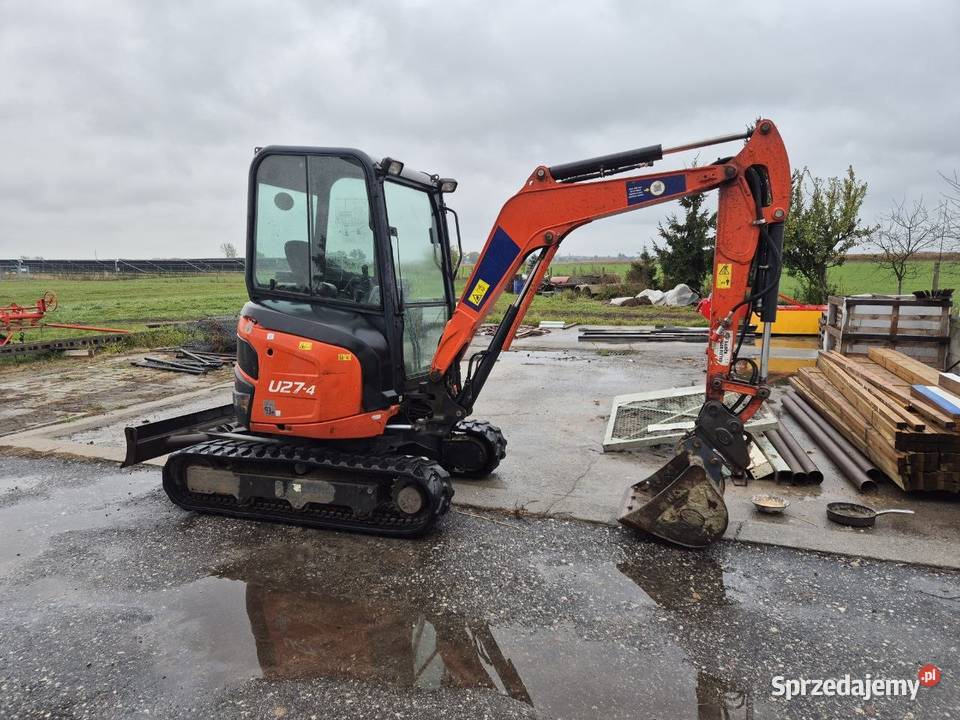 Kubota U274 2020 r minikoparka 27 t kabina Koparki Mszana Dolna