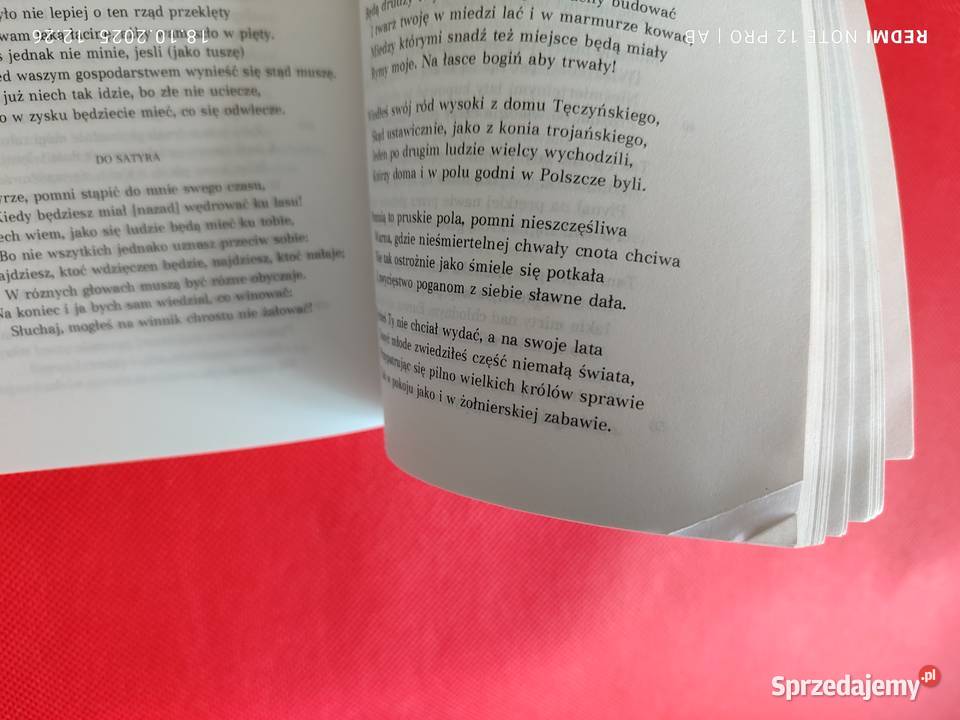 Jan Kochanowski Poezje oprac Janusz Pelc Katowice
