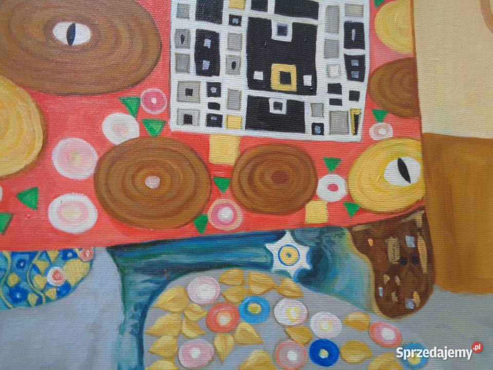 Obraz olejny Drzewo życia Spełnienie Klimt śląskie