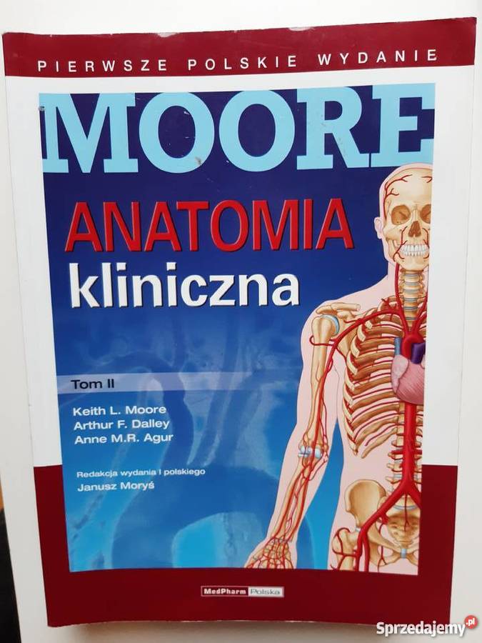 ANATOMIA MOORE TOM I TOM II Warszawa