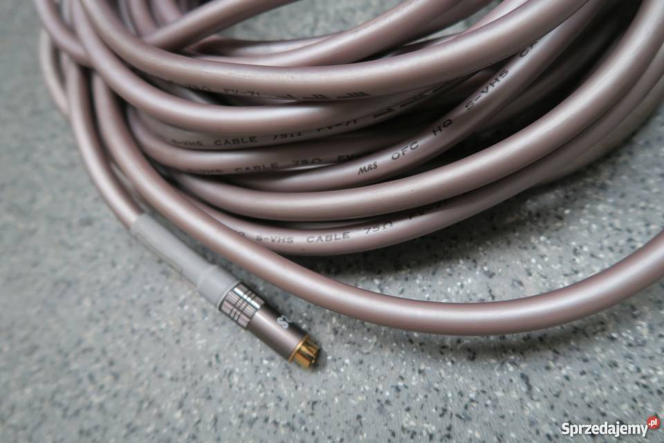 Kabel SVHS ze złoconymi stykami o długości 15 m Bielsko-Biała sprzedam