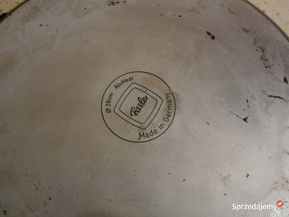 Patelnia FISSLER 28 aluminiowa ładna Łódź