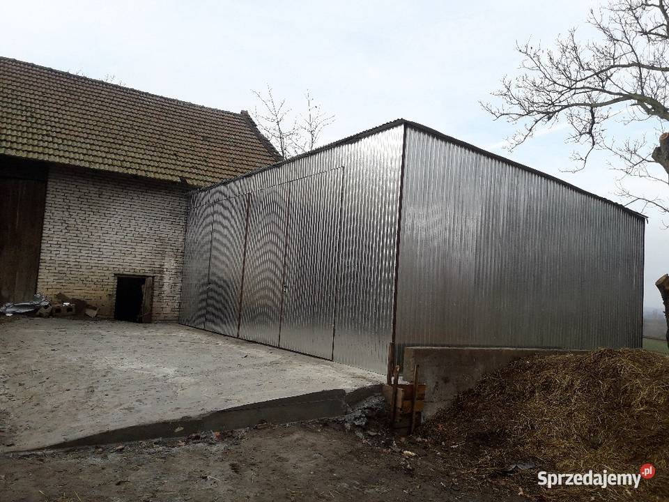 Garaż Blaszany Ocynkowany Wiata Hala Magazyn Krosno