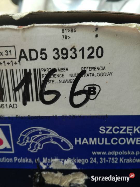 Szczęki hamulcowe grupa vag lubelskie Ryki