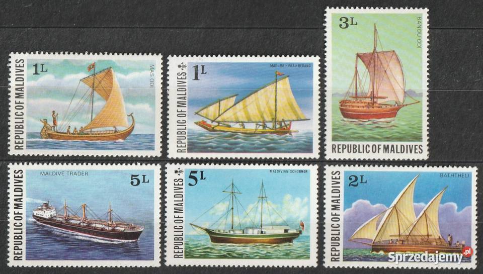 MALEDIWY ŻAGLOWCE CZYSTE Łódź