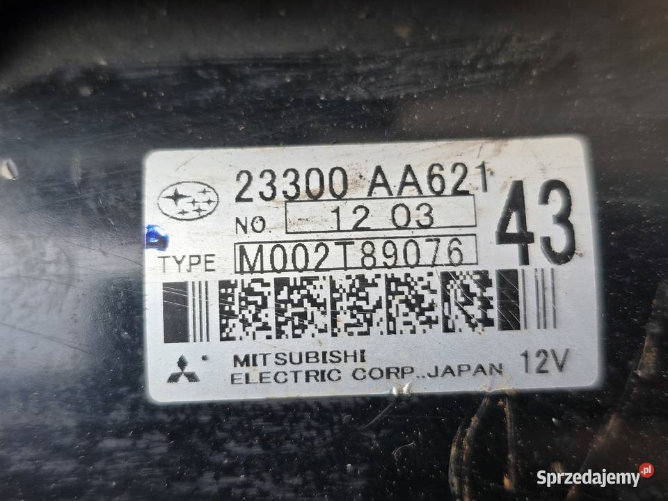 Subaru Outback IV BR rozrusznik Legnica