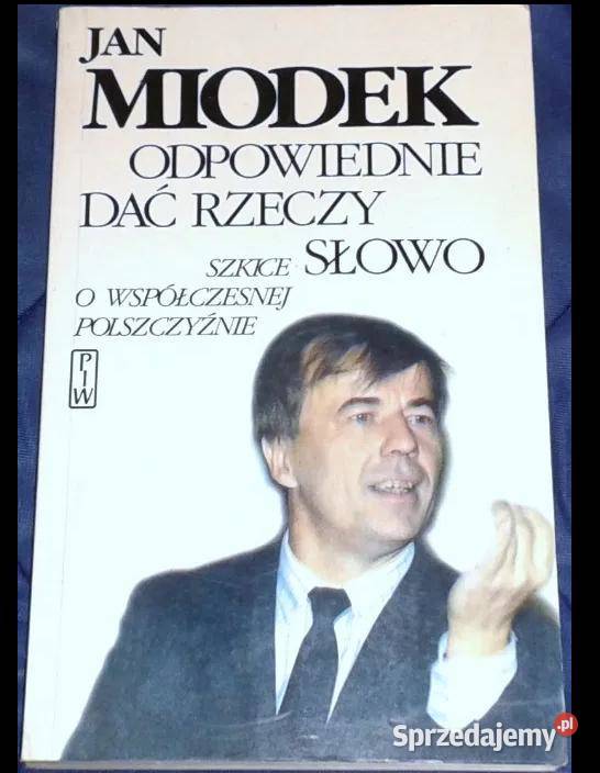 Odpowiednie dać rzeczy słowo Jan Miodek Pozostałe sprzedam