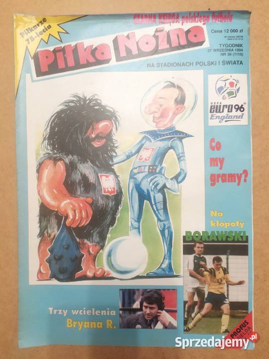 Tygodnik Piłka Nożna rocznik 1994 kompletny Łódź