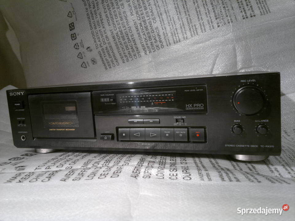 Magnetofon kasetowy Sony TCRX370 Magnetofony Warszawa sprzedam