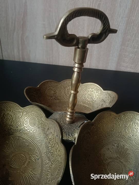 Patera z mosiądzu Łódź