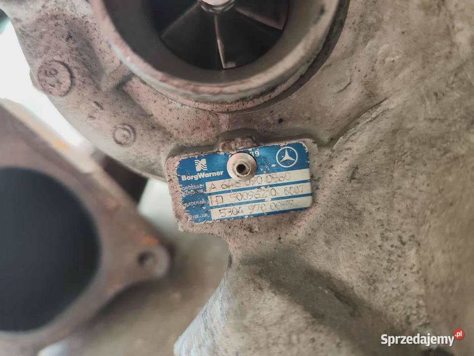 TURBOSPRĘŻARKA MERCEDES A6460900980 22 TURBINA osobowe Lublin