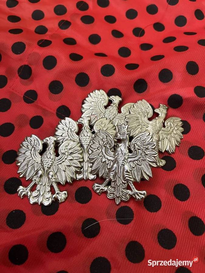 Polskie orzełki zmarłym policjancie z koroną i podlaskie