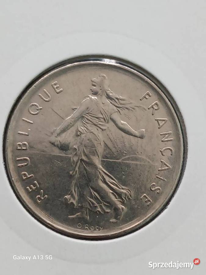 5 Franków Francja 1972 r Konin