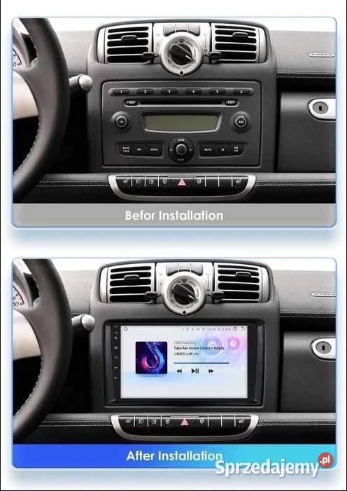 Radio Android 12 Smart Fortwo 20062010r gps Ożarowice