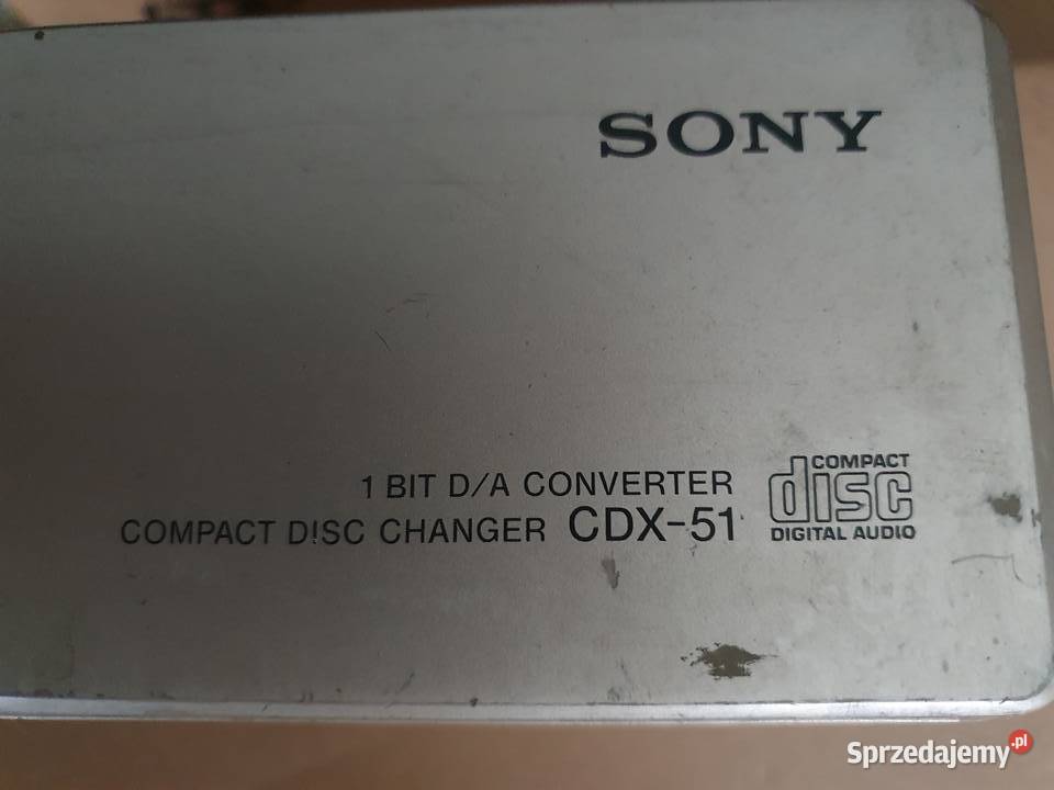 Zmieniarka CD Sony radio samochodowe z panelem Motoryzacja małopolskie Andrychów