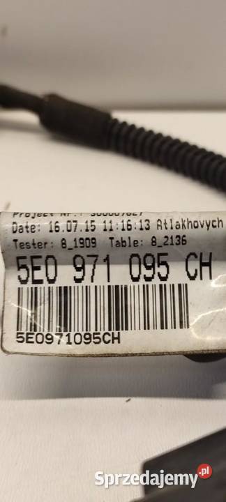 SKODA OCTAVIA III WIĄZKA ZDERZAKA PDC TYŁ