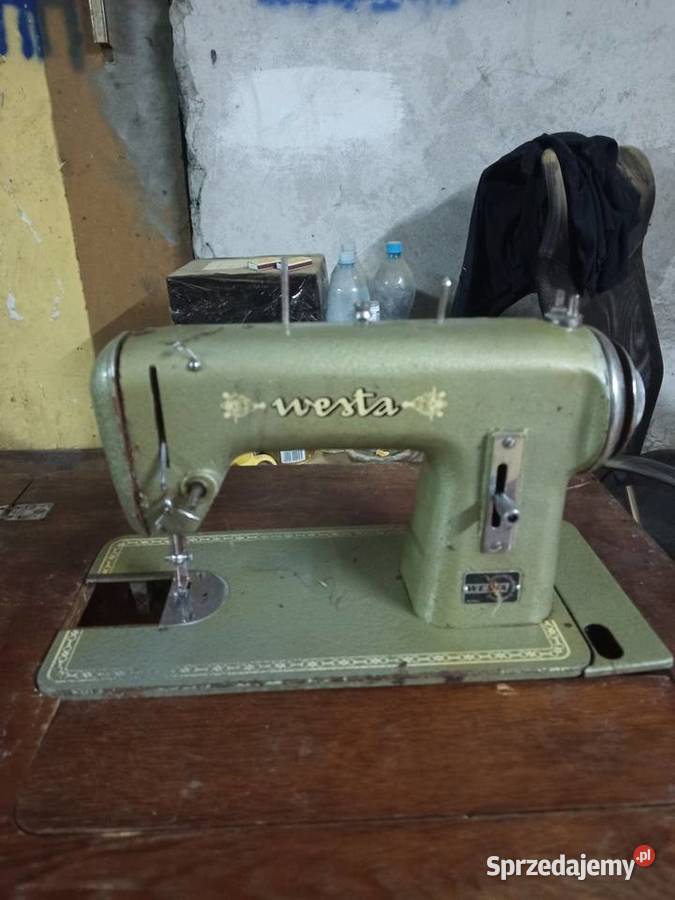 Stara maszyna do szycia westa PRL retro vintage Kielce