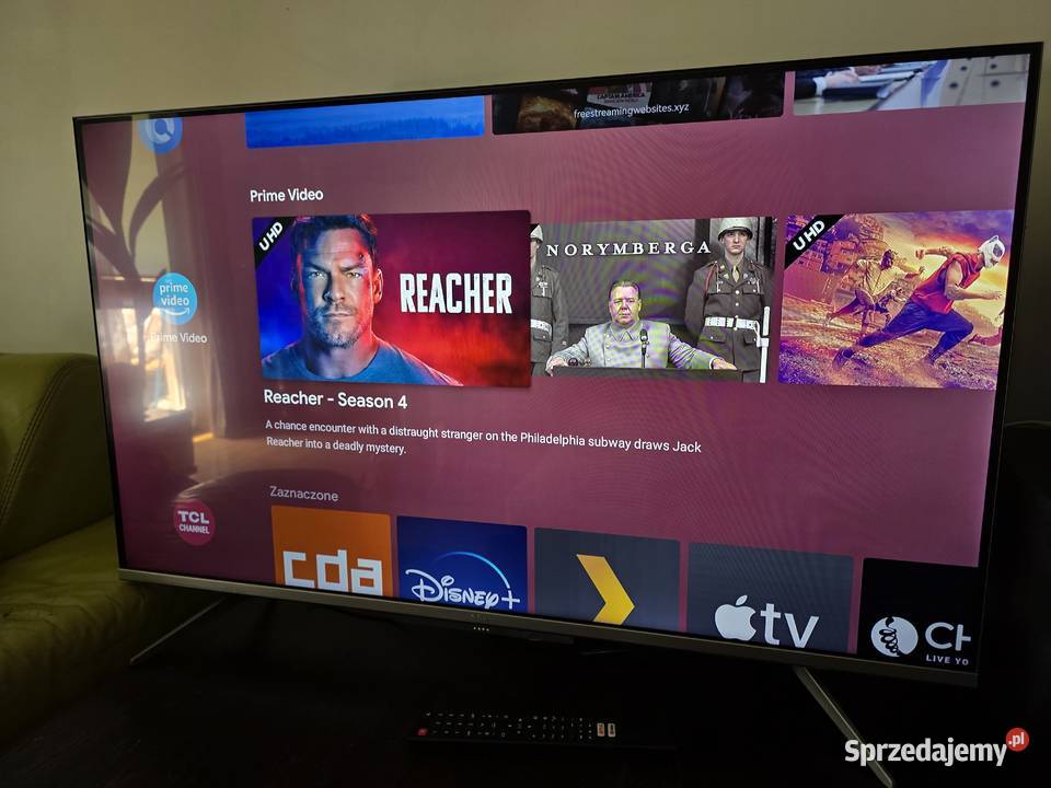 Telewizor TCL 43P715 43 4K UHD Android TV stan Kraków
