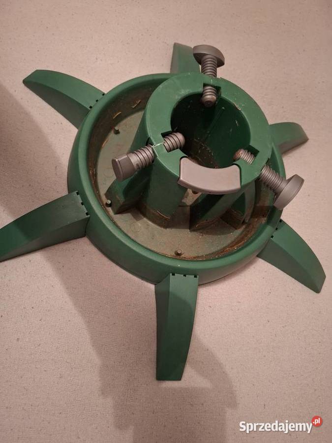 Stojak zielony pod choinkę plastik Łomża