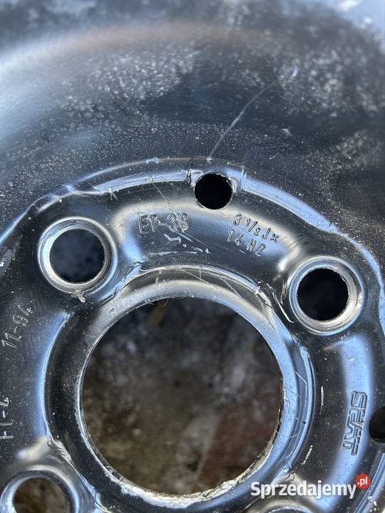 Koło dojazdowe r14 vw 4x100 Seat Świebodzice