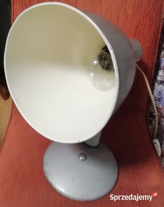 Kolekcjonerska lampa biurowa z PRLu Kraków