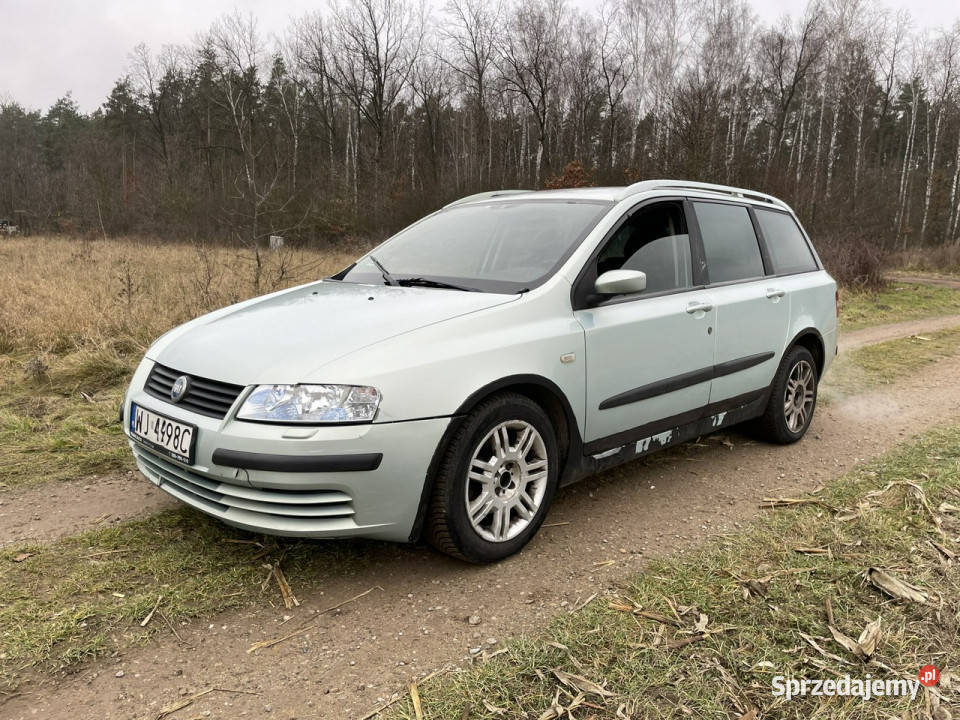 Fiat Stilo 19 Diesel 115 2003r TanioMożliwa niebieski