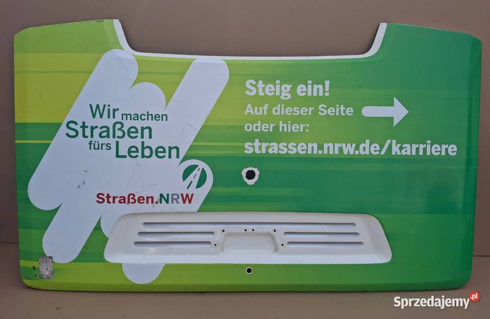 SCANIA CITYWIDE AUTOBUS KLAPA TYŁ POKRYWA DRZWI Bieleń