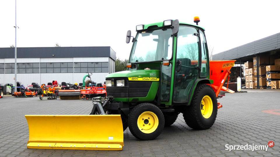 Traktor komunalny JOHN DEERE 4100 4x4 Kabina TUZ łódzkie Świnice Warckie