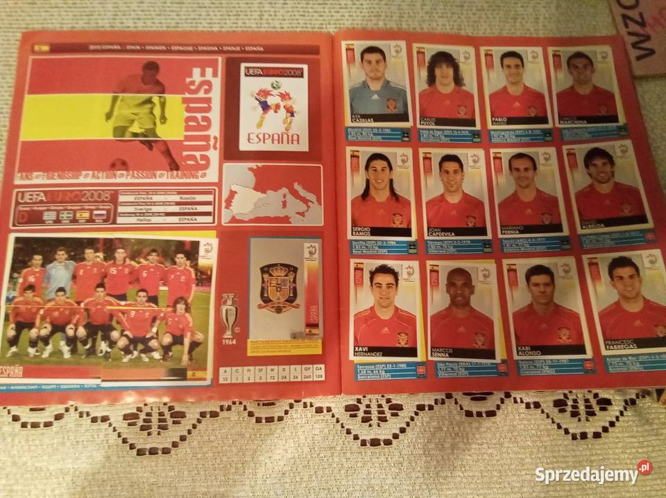Euro 2008 album z naklejkami parę braków Warszawa