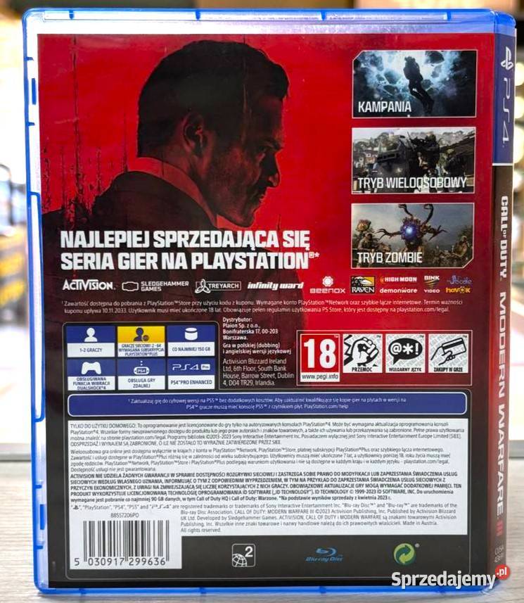 Call of Duty Modern Warfare 3 Zestaw strategiczne Gry na konsole Elbląg