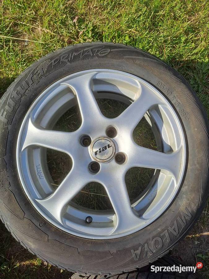 Felgi aluminiowe RIAL 4X100 Samochodowe mazowieckie Płock sprzedam