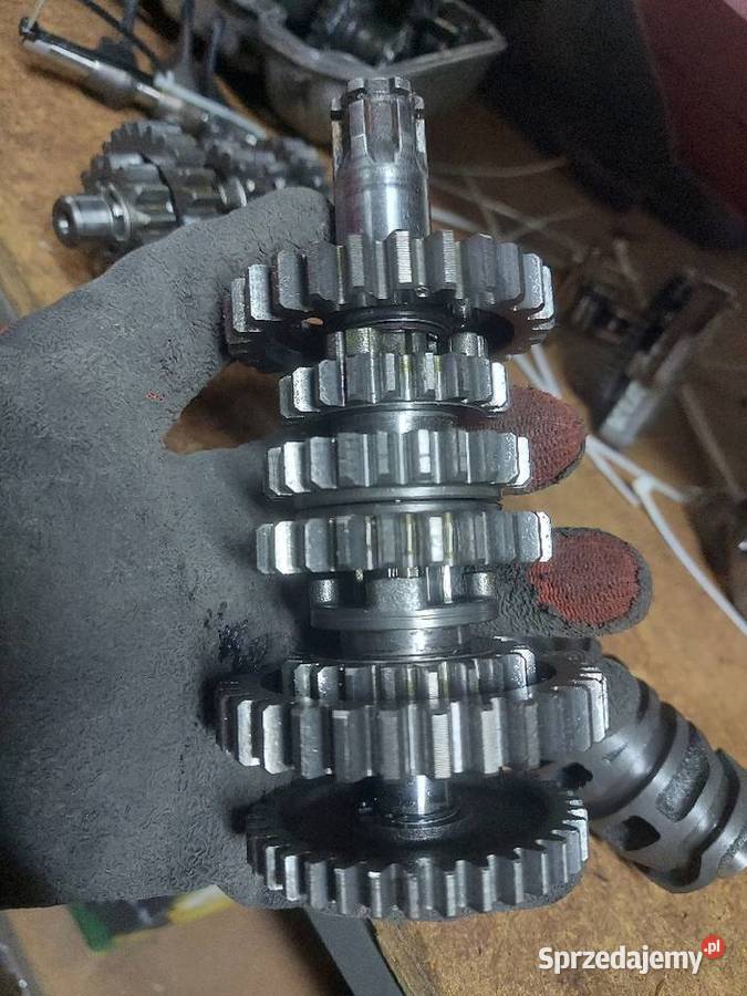 Kawasaki KMX 125 skrzynia biegów wałek wodziki Skrzynie biegów Jelenia Góra