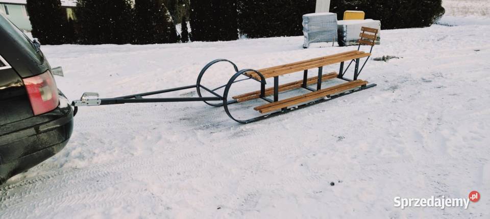 Sanie Sanki do quada na kulig zaczep na hak