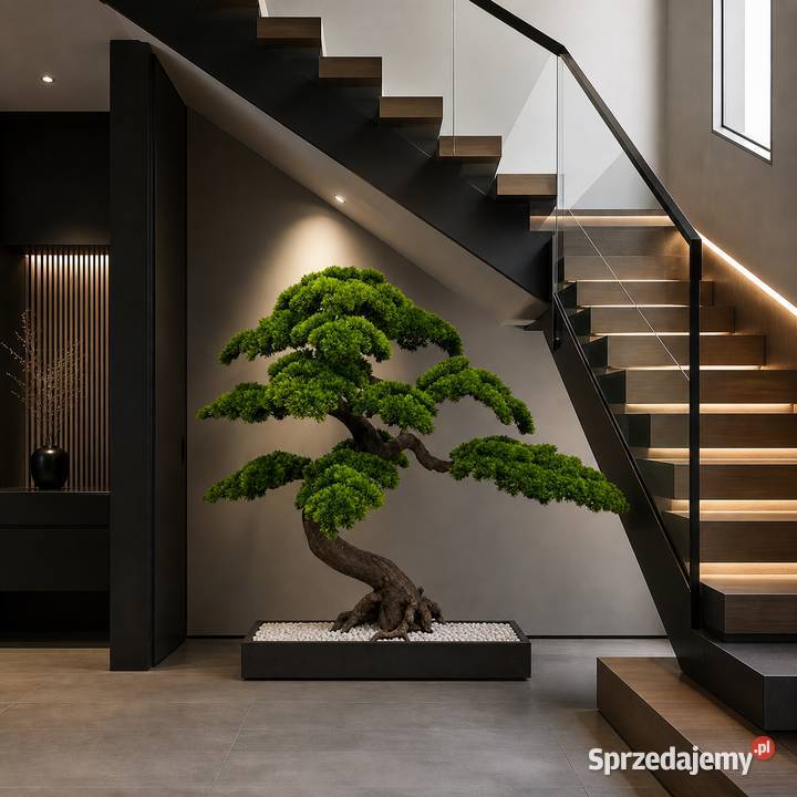 Sztuczne drzewko bonsai 120 x 120 nowoczesna Golkowice