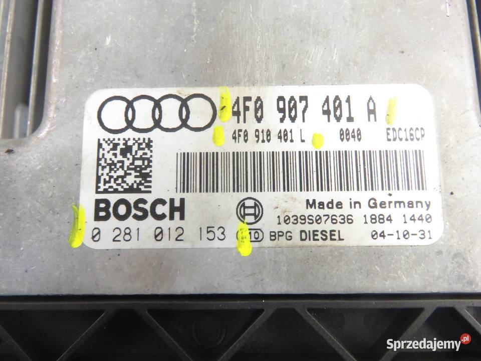 STEROWNIK AUDI A6 C6 30 TDI 4F0907401A