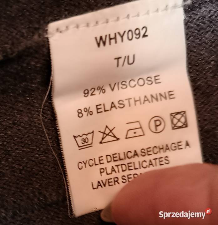 Spódniczka szara rozkloszowana Bez wzoru Gdańsk