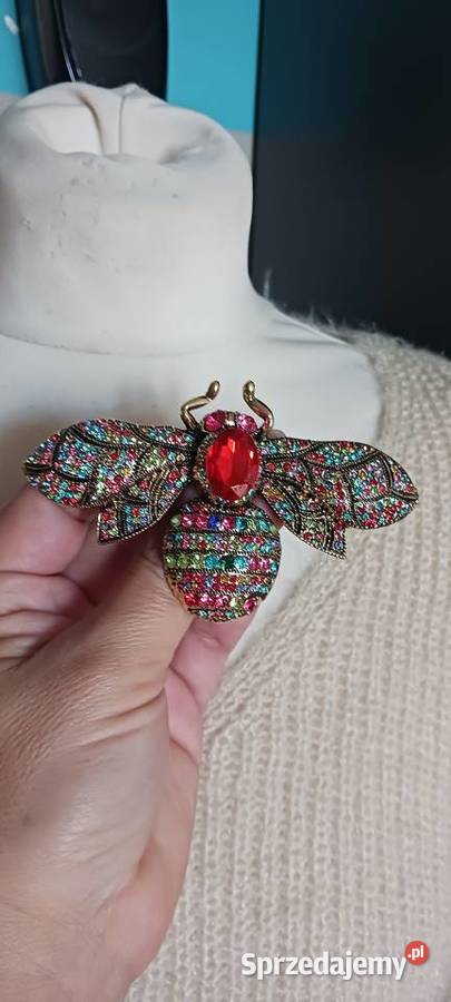 Broszka kolorowa Ostrowąs sprzedam