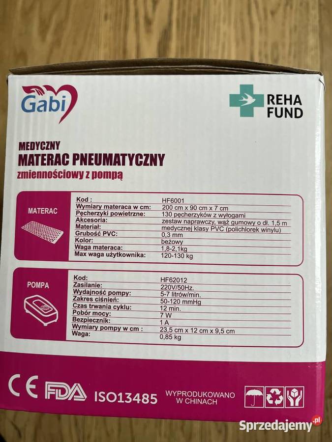 Medyczny materac pneumatyczny przeciw odlezyna podkarpackie Strzyżów