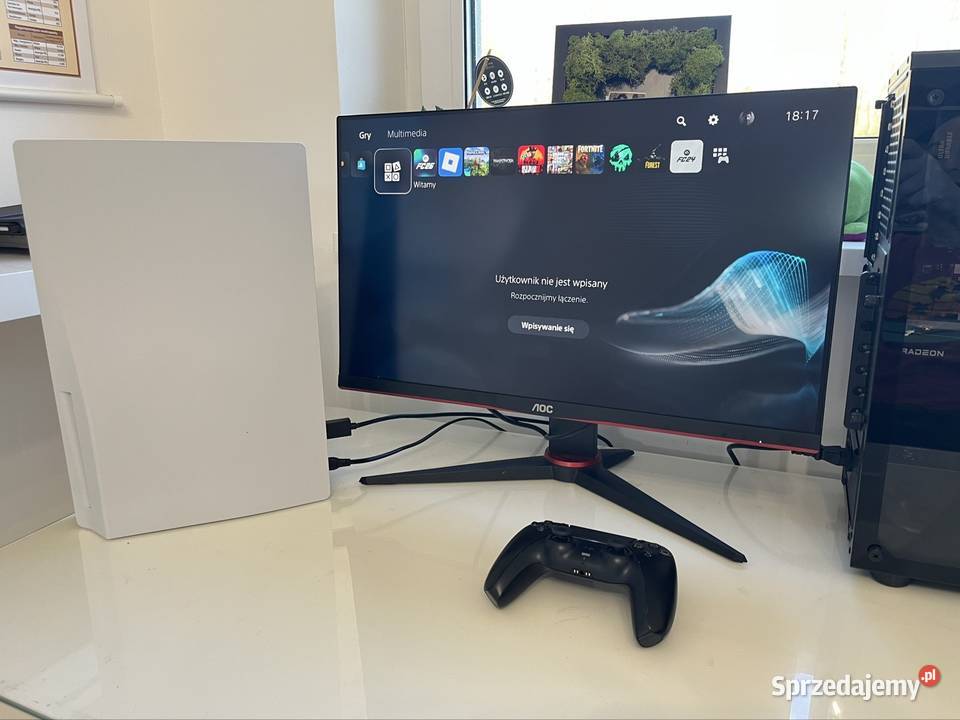 PlayStation 5 Slim 2 pady FC 26 faktura zakupowa sprzedam