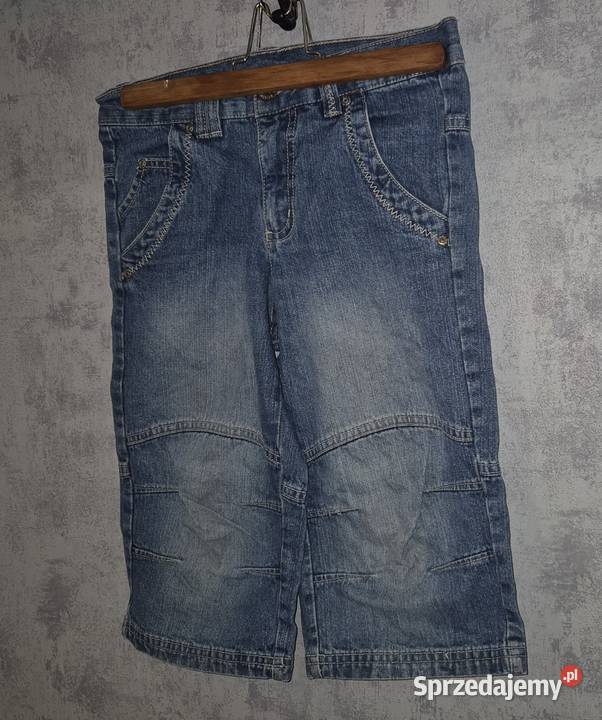 Spodenki szorty chłopiec jeans 140 Łódź