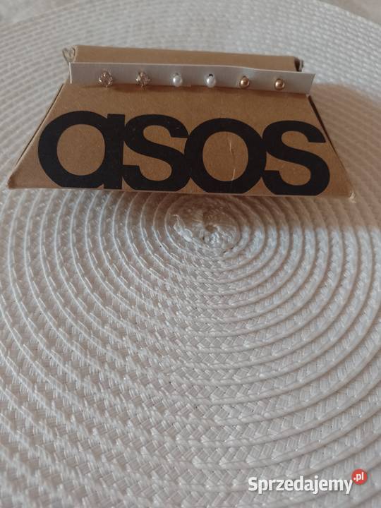 ASOS Zestaw 3 pary kolczyki biznesowe z Londynu Dodatki Kraków