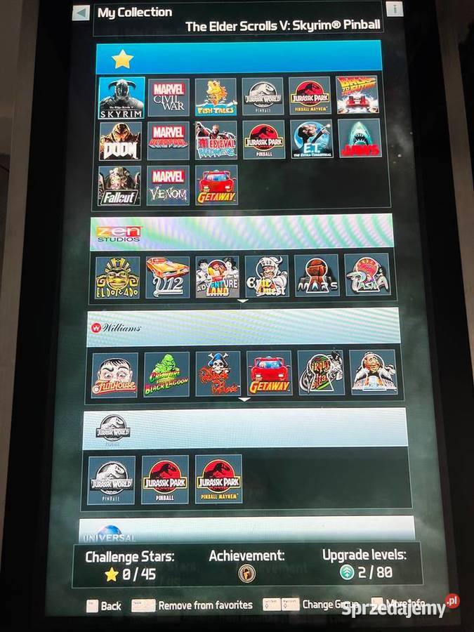 Wirtualny Pinball Virtual VPX FX3 Fliper Arcade Siepraw