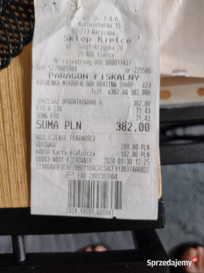 Kuchenka mikrofalowa Sharp Kielce